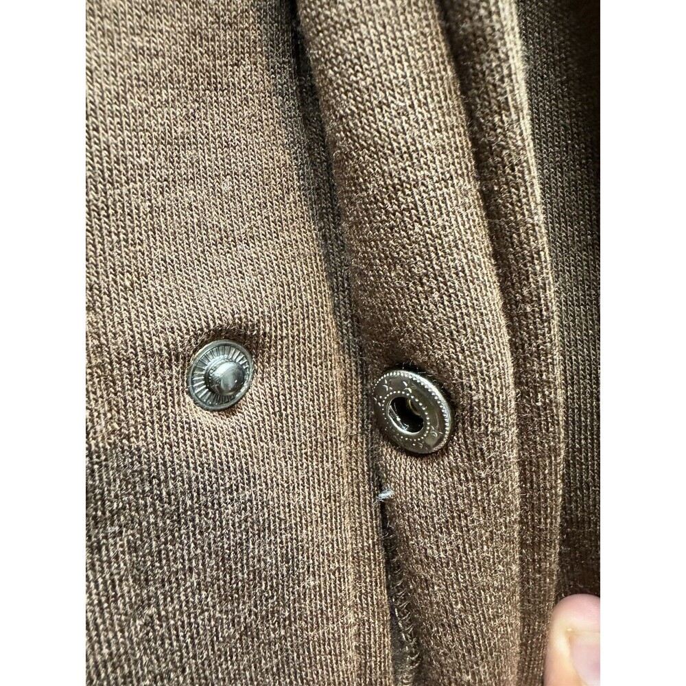 NEW Switch Remarkable Varsity Jacket Brown/Tan, Button Down Men’s Sz Large - Picture 14 of 16